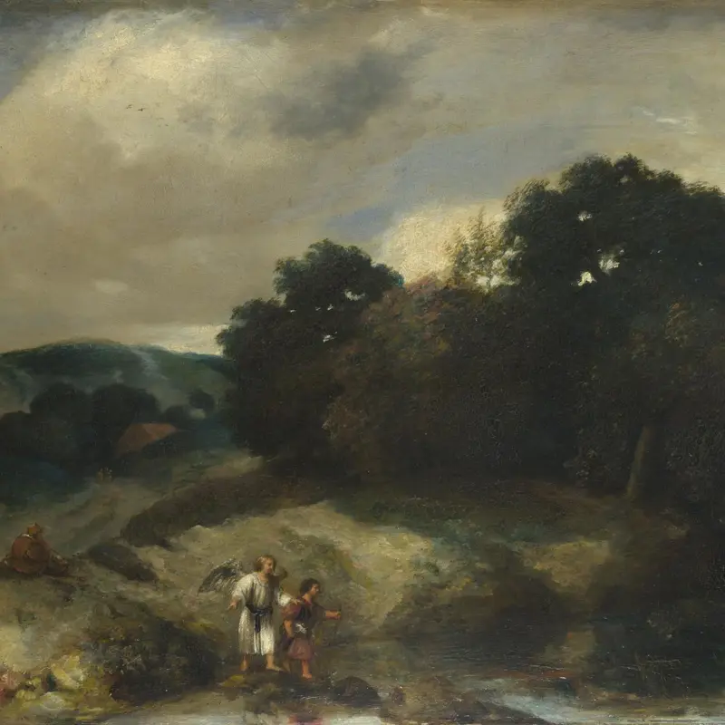 A Landscape with Tobias and the Angel