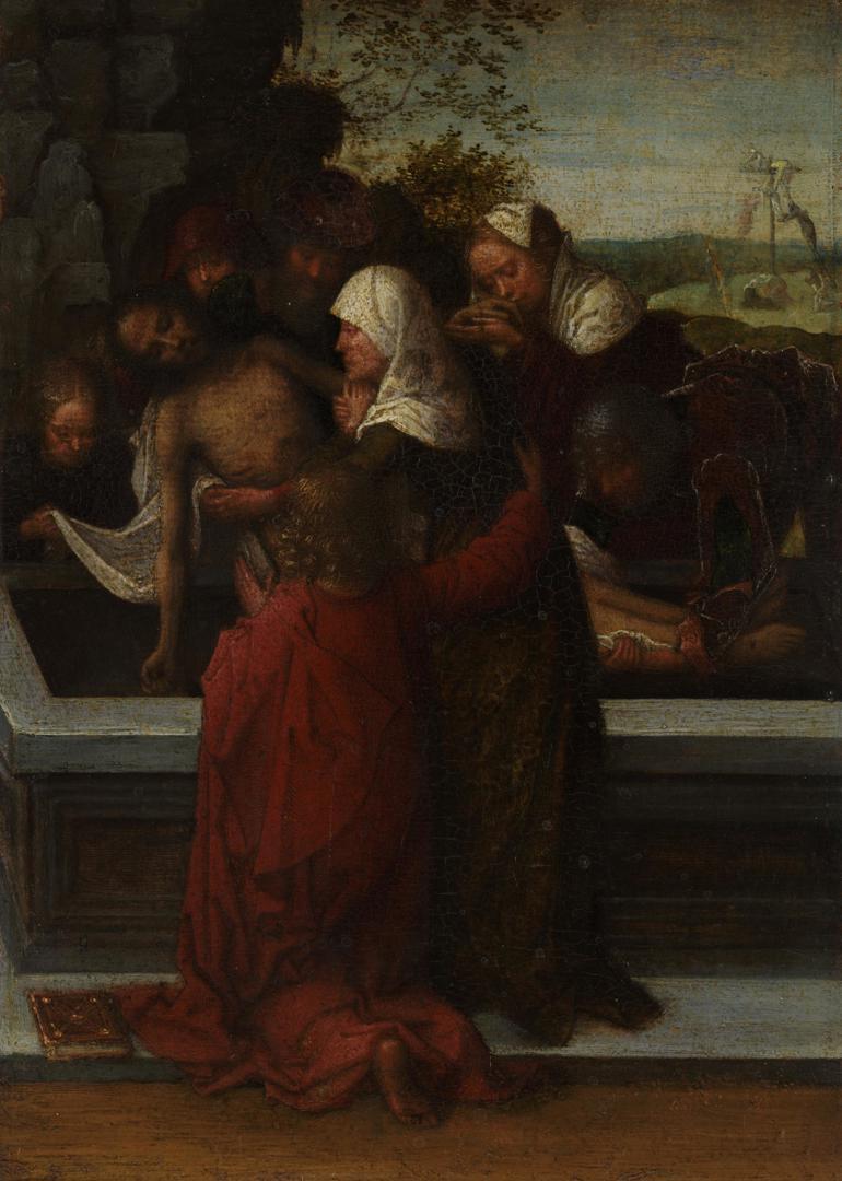 The Entombment by German, after Martin Schongauer