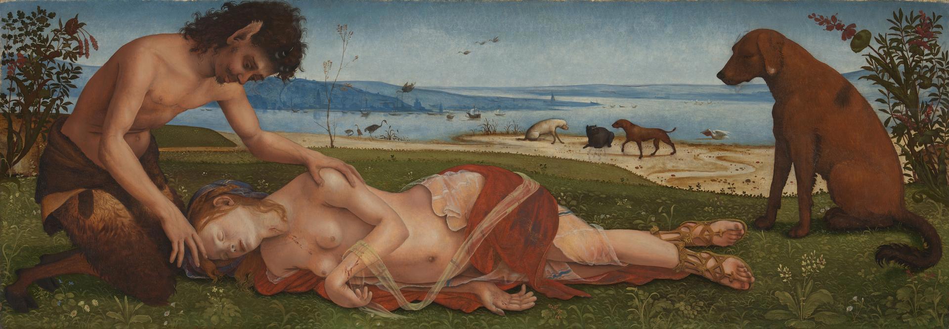 A Satyr mourning over a Nymph by Piero di Cosimo