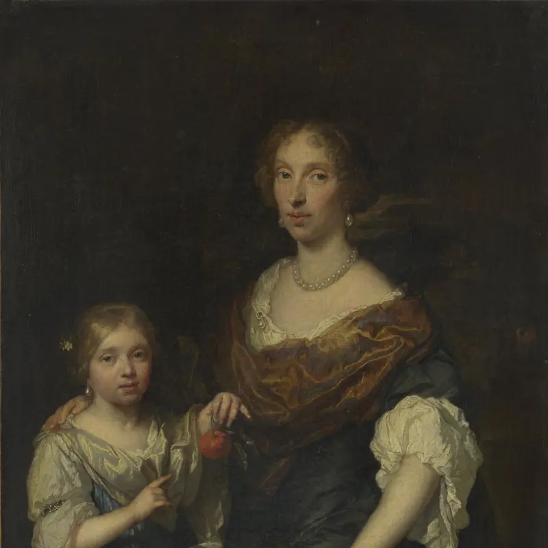 Portrait of a Lady and a Girl