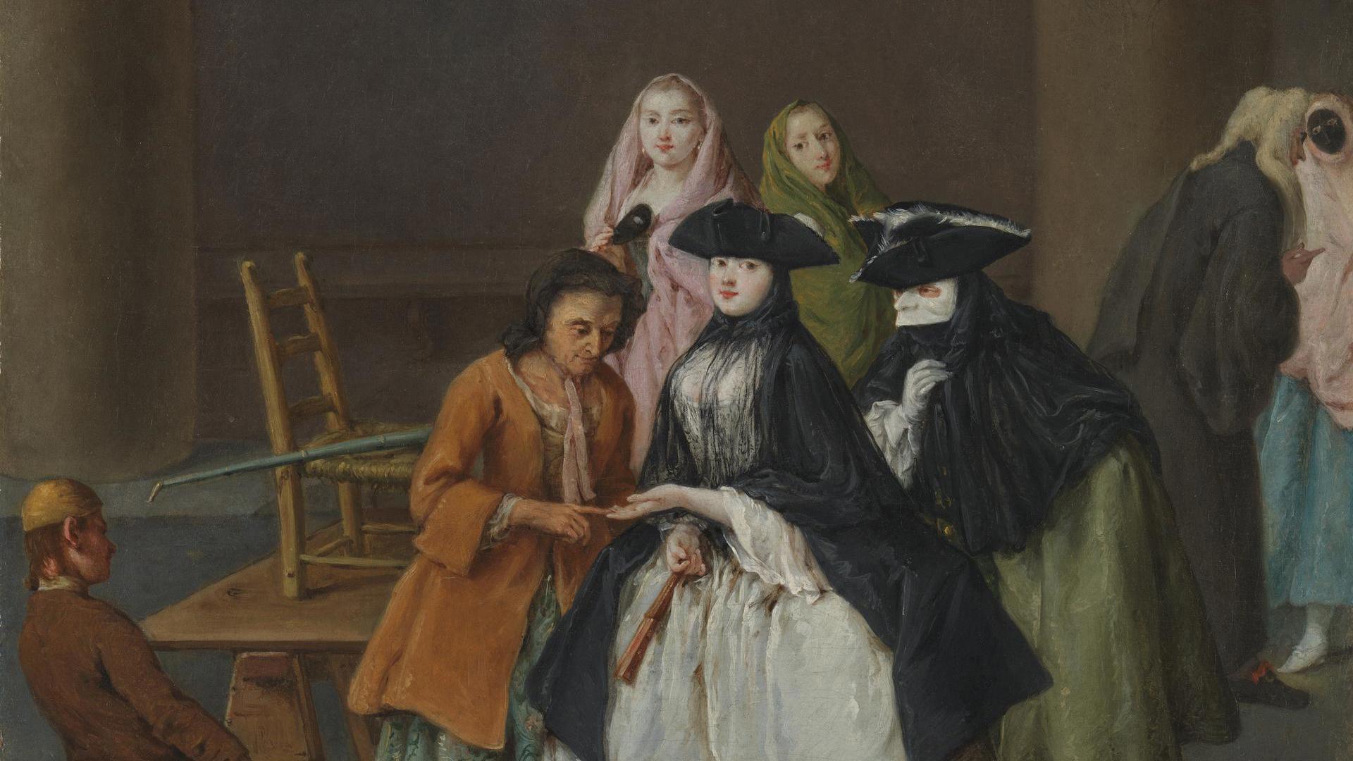 A Fortune Teller at Venice by Pietro Longhi