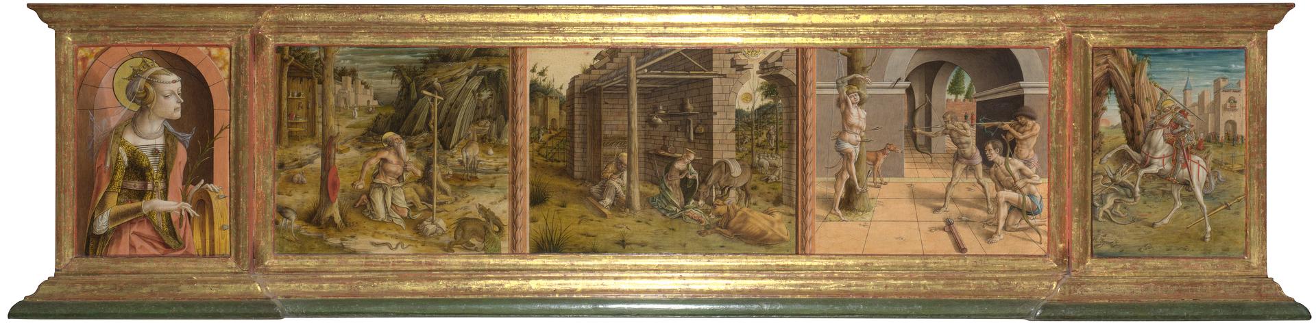 Predella of La Madonna della Rondine