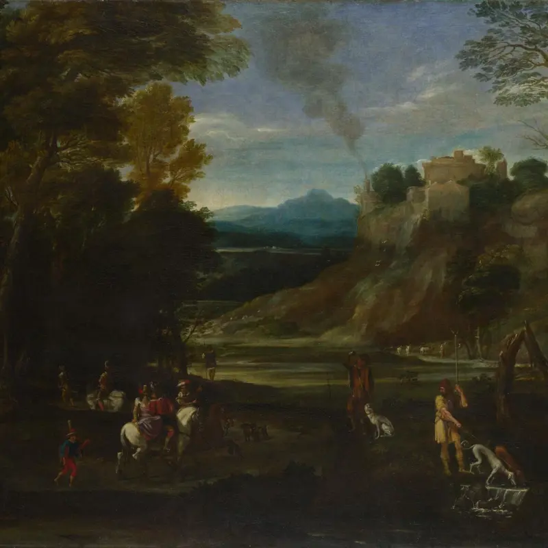 Landscape with a Hunting Party