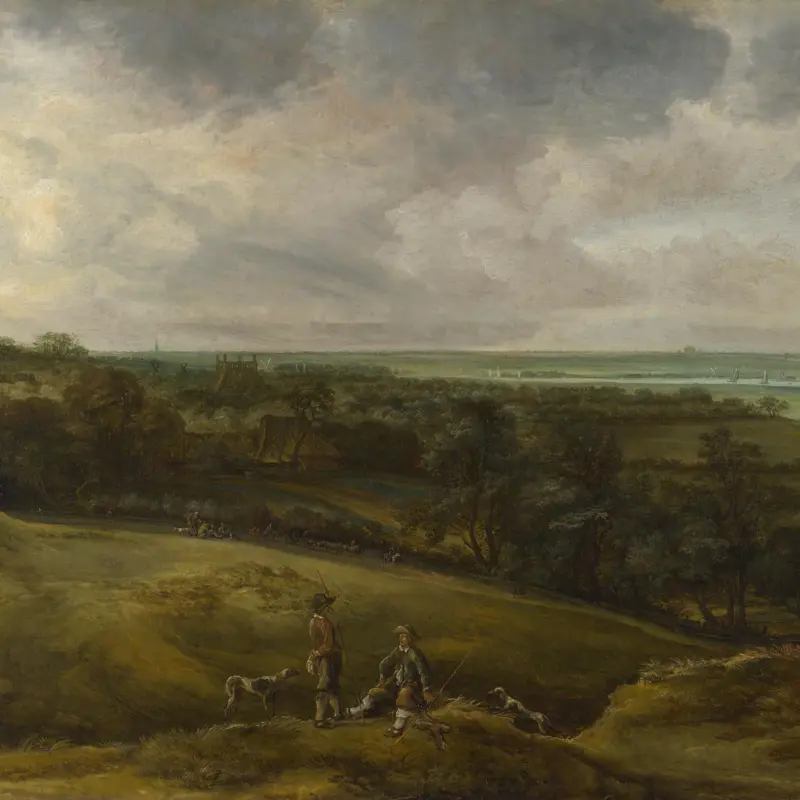 An Extensive River Landscape