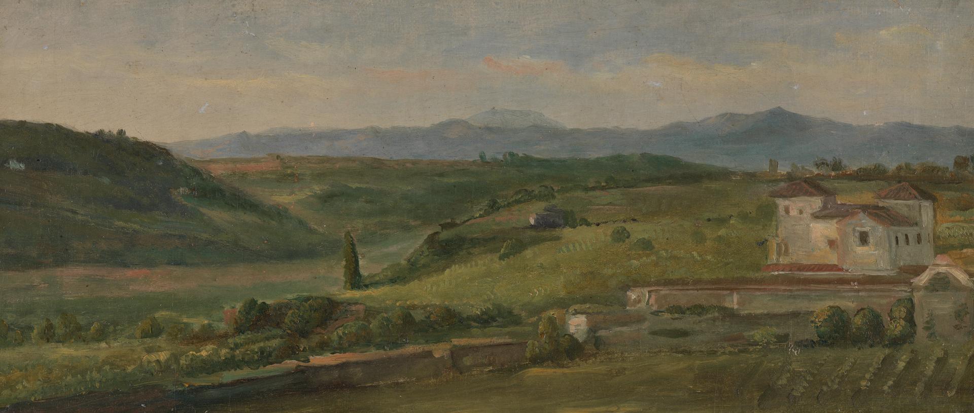 Panoramic Landscape with a Farmhouse