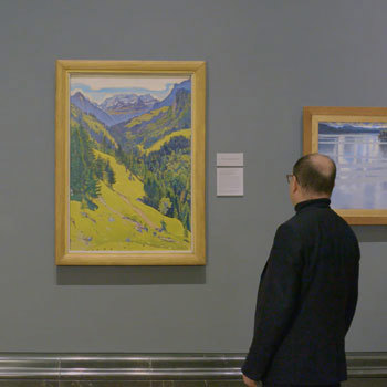 Ferdinand Hodler's 'Kien Valley with the Bluemlisalp Massif'