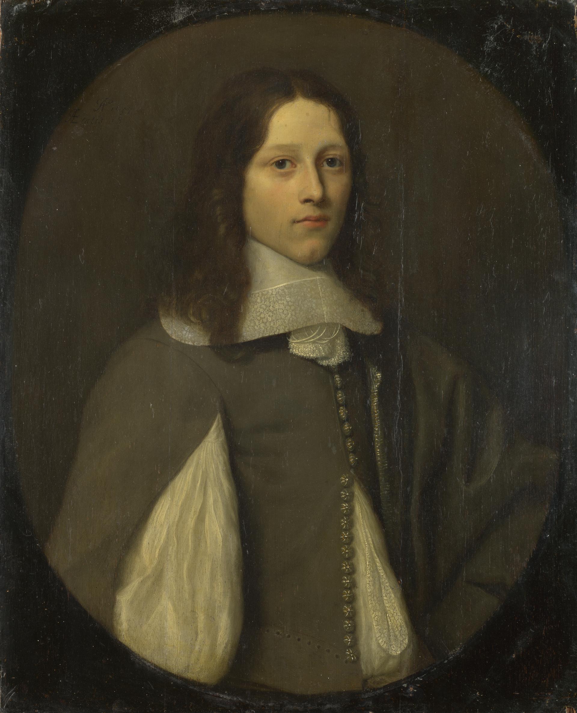 Portrait of a Young Man in Grey