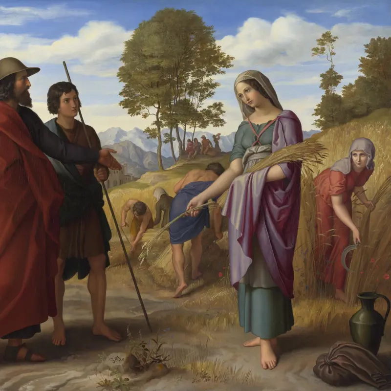 Ruth in Boaz's Field