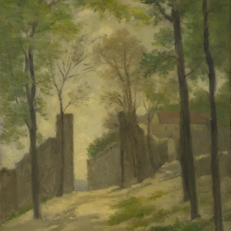 A Gateway behind Trees