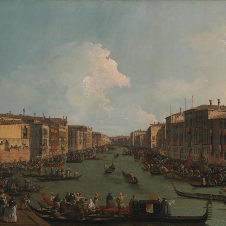 Talk and Draw: July: Canaletto’s A Regatta on the Grand Canal