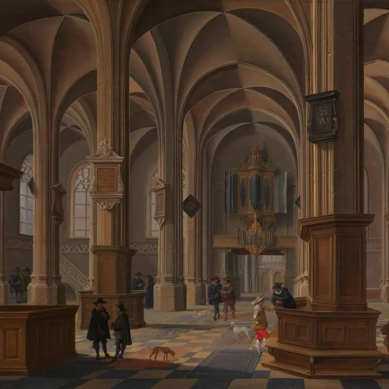 Interior of St Cunerakerk, Rhenen