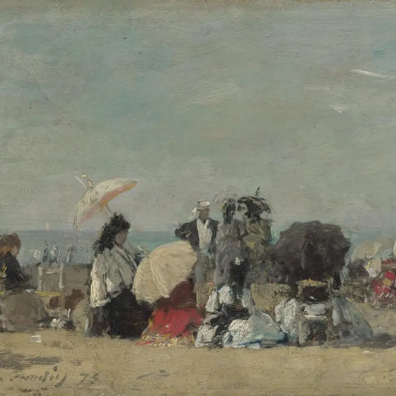 Beach Scene, Trouville