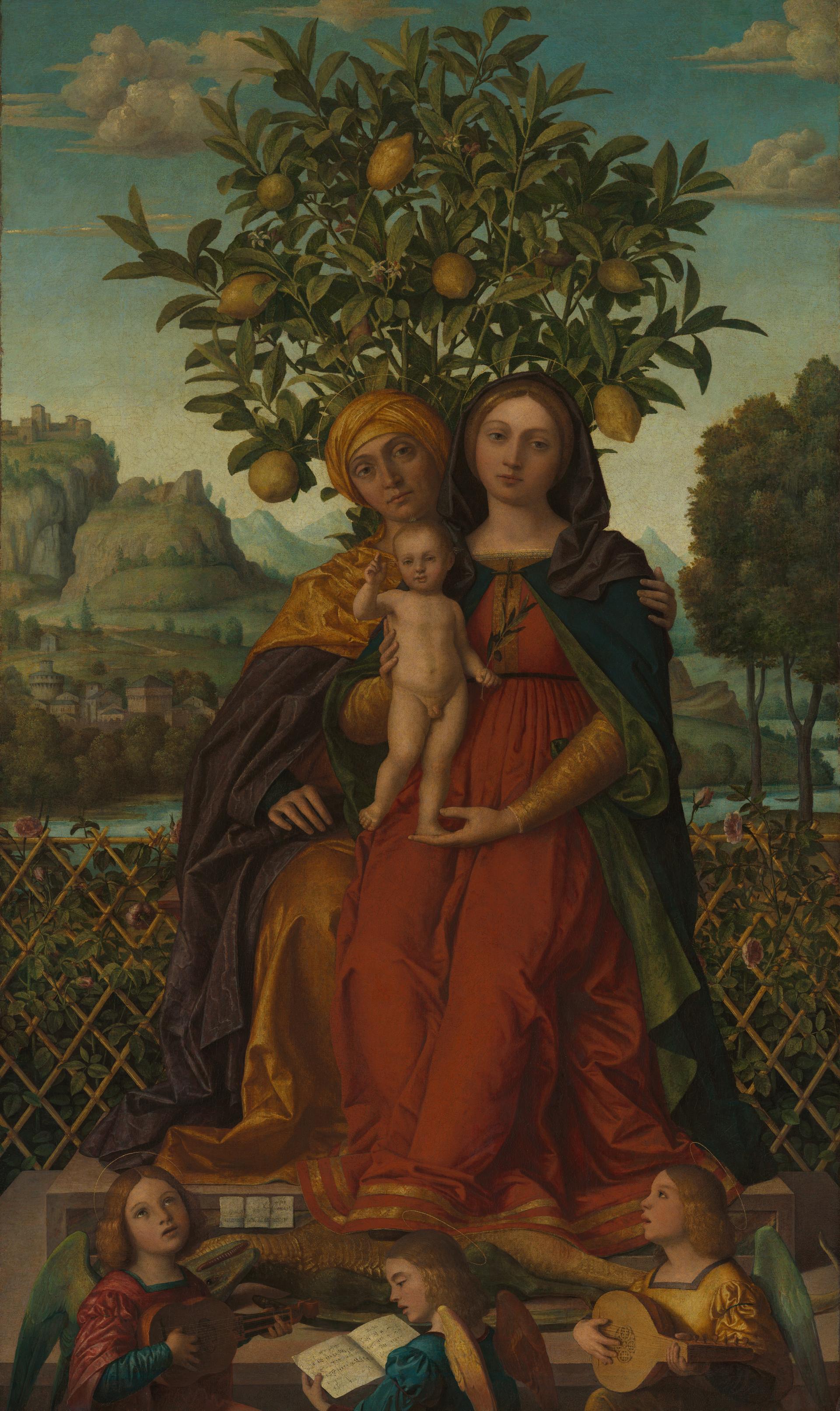The Virgin and Child with Saint Anne