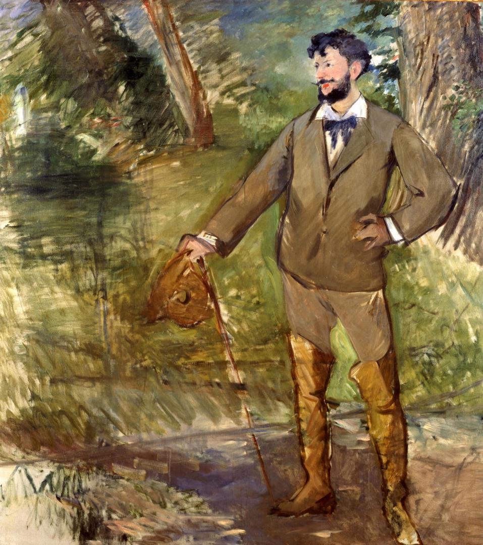 Portrait of Carolus-Duran by Edouard Manet