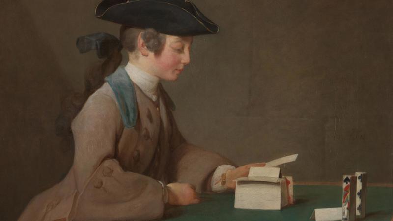 Jean-Siméon Chardin, 'The House of Cards', about 1740-1