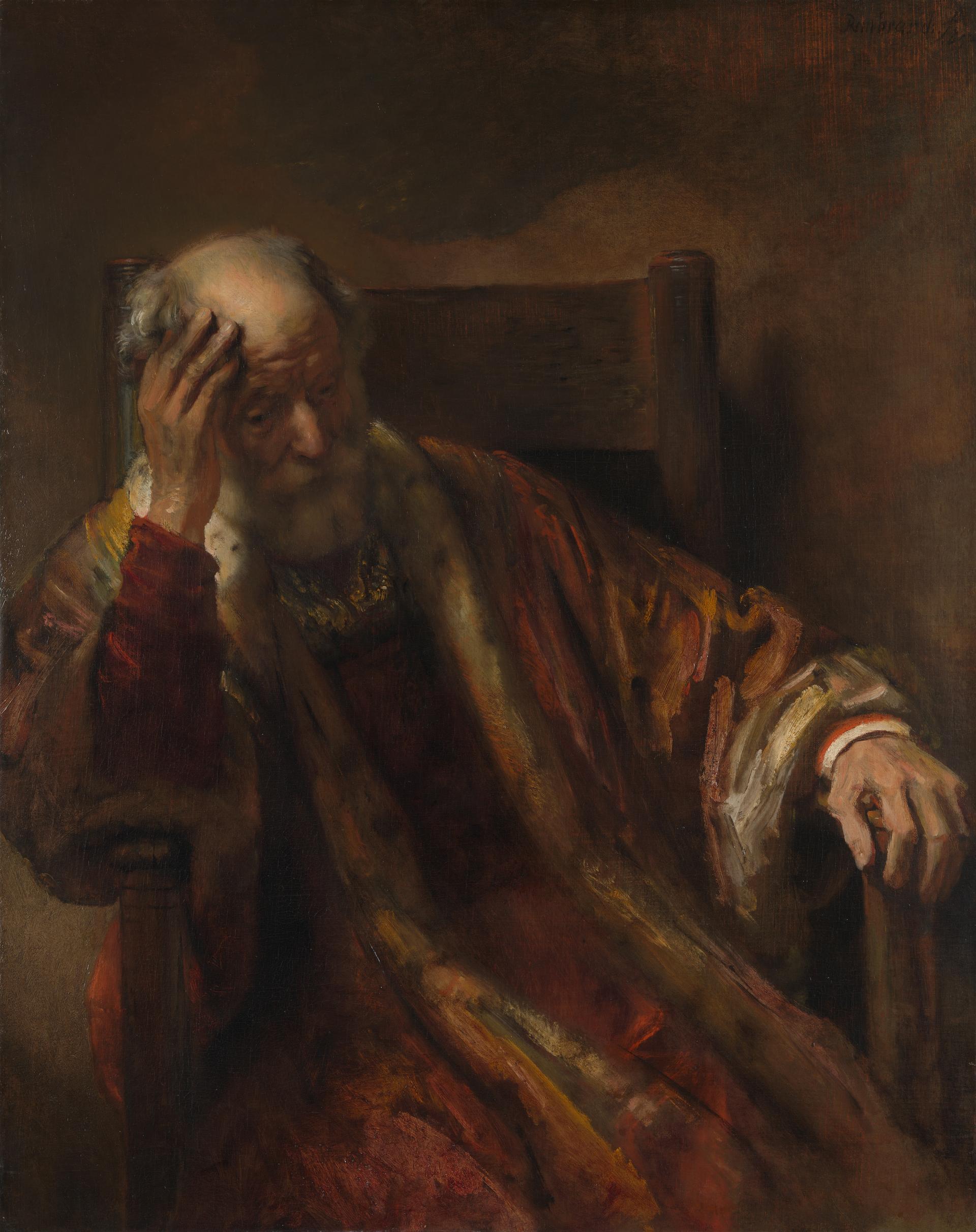 An Old Man in an Armchair