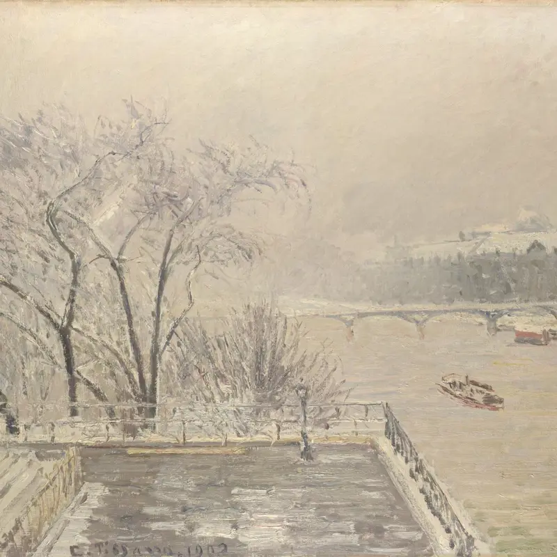 The Louvre under Snow