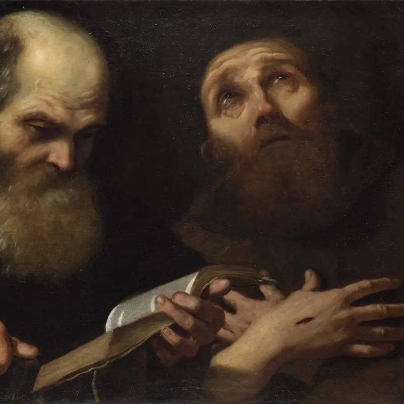 Saints Anthony Abbot and Francis of Assisi