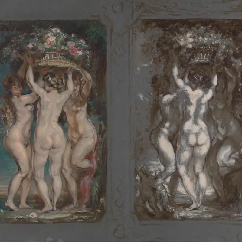 Two Studies for 'The Three Graces'