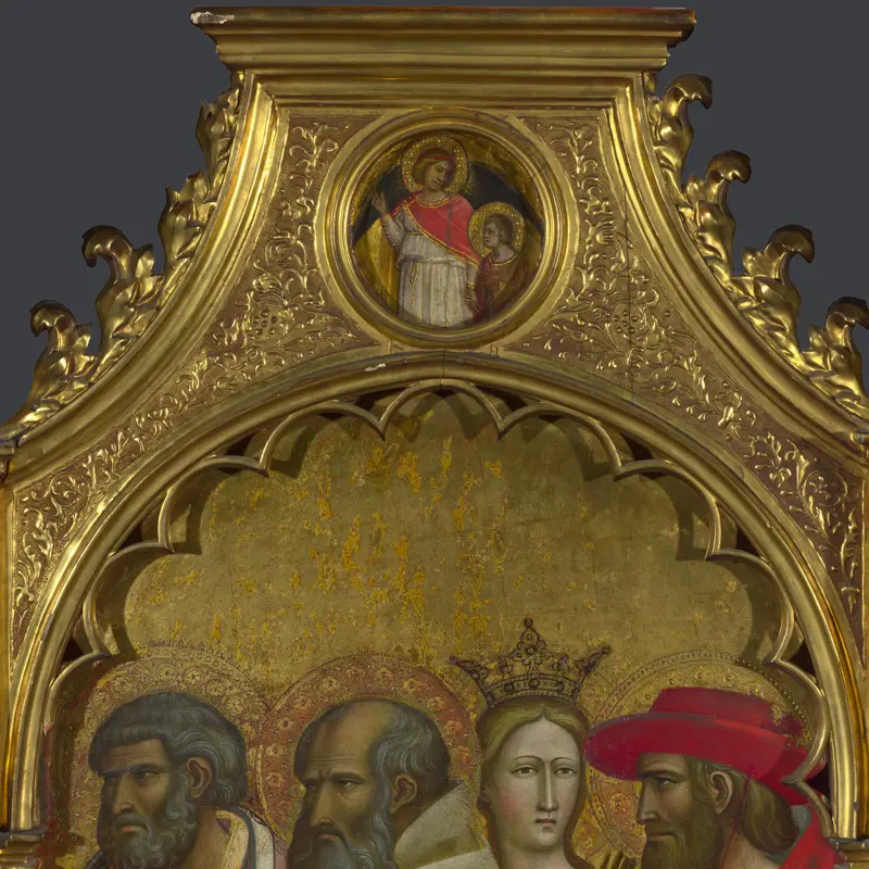 Saints Raphael and Tobias: Roundel above Right Panel