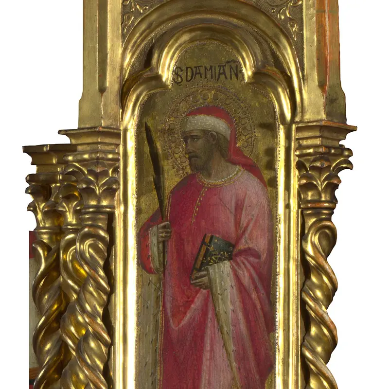 Saints Nicholas, Damian and Margaret: Right Pilaster