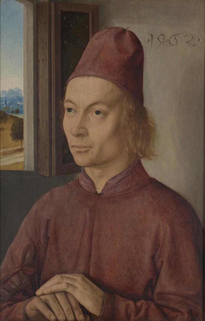 Portrait of a Man (Jan van Winckele?) by Dirk Bouts