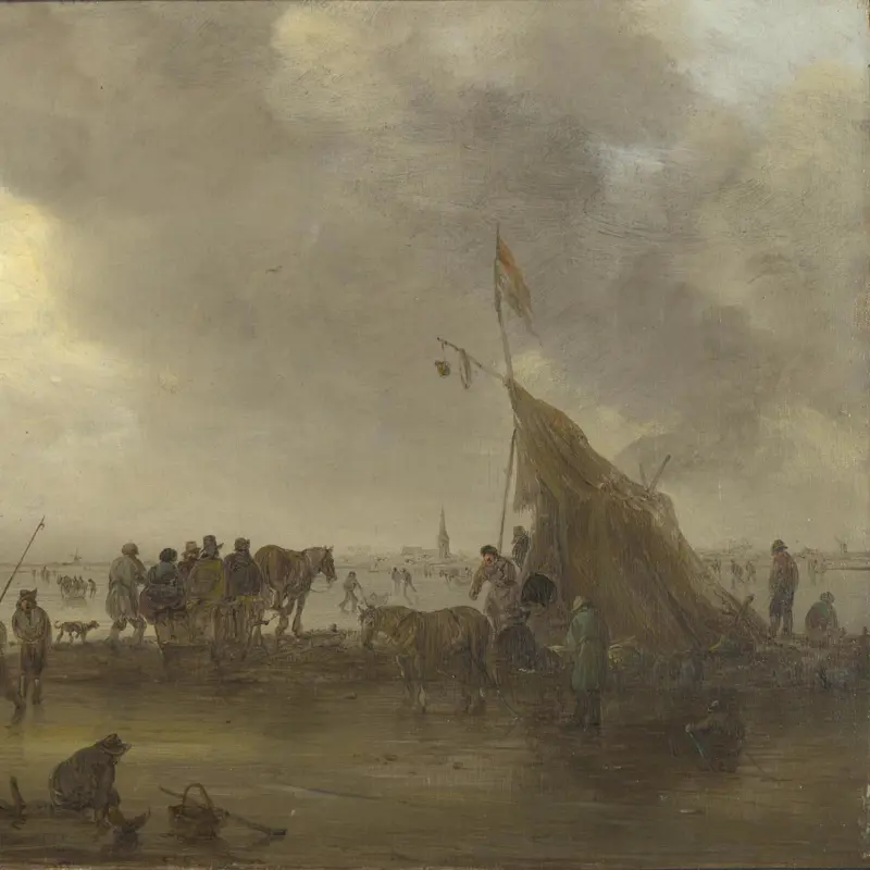 A Scene on the Ice