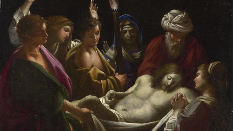 Sisto Badalocchio, 'Christ carried to the Tomb', after 1609