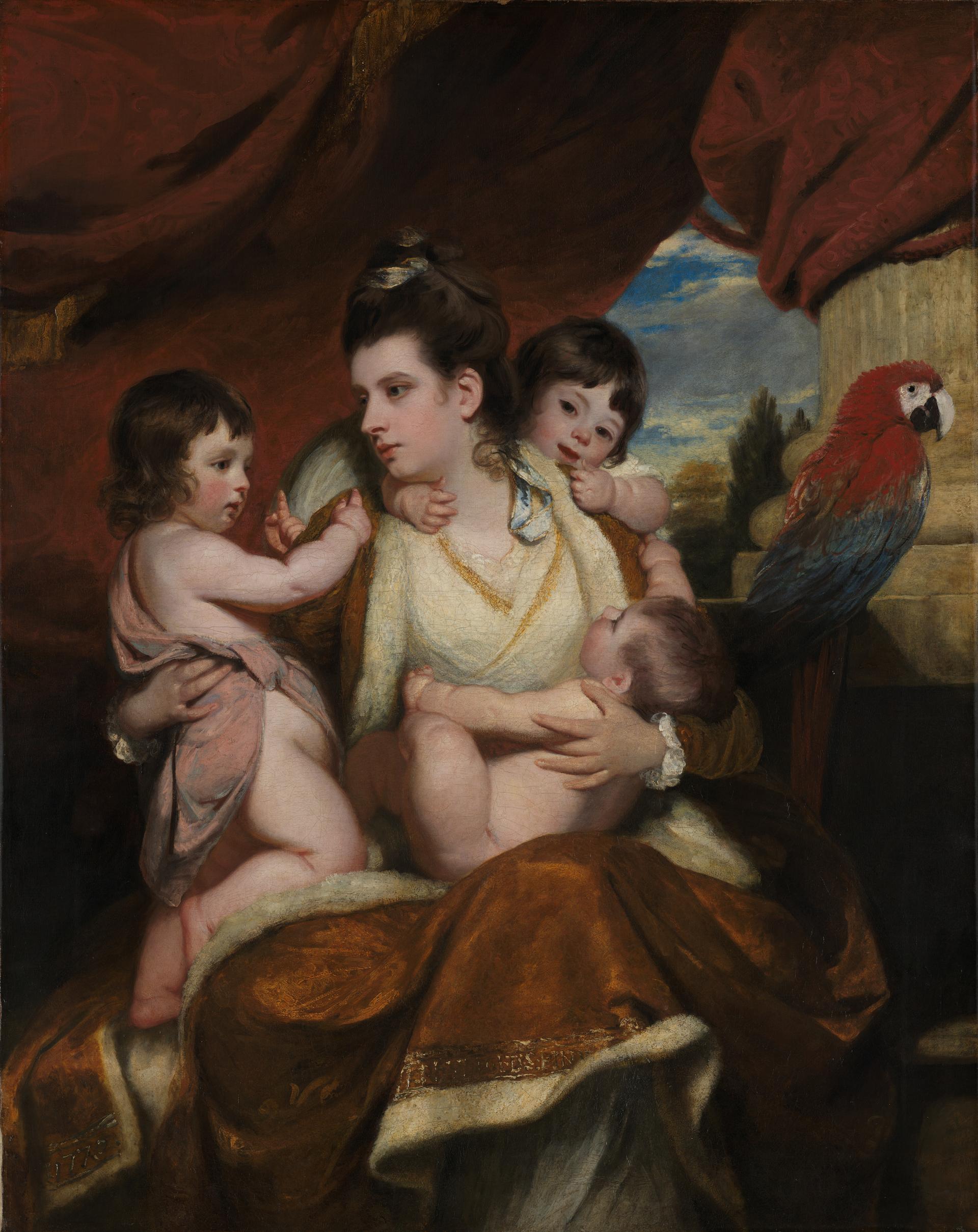 Lady Cockburn and her Three Eldest Sons