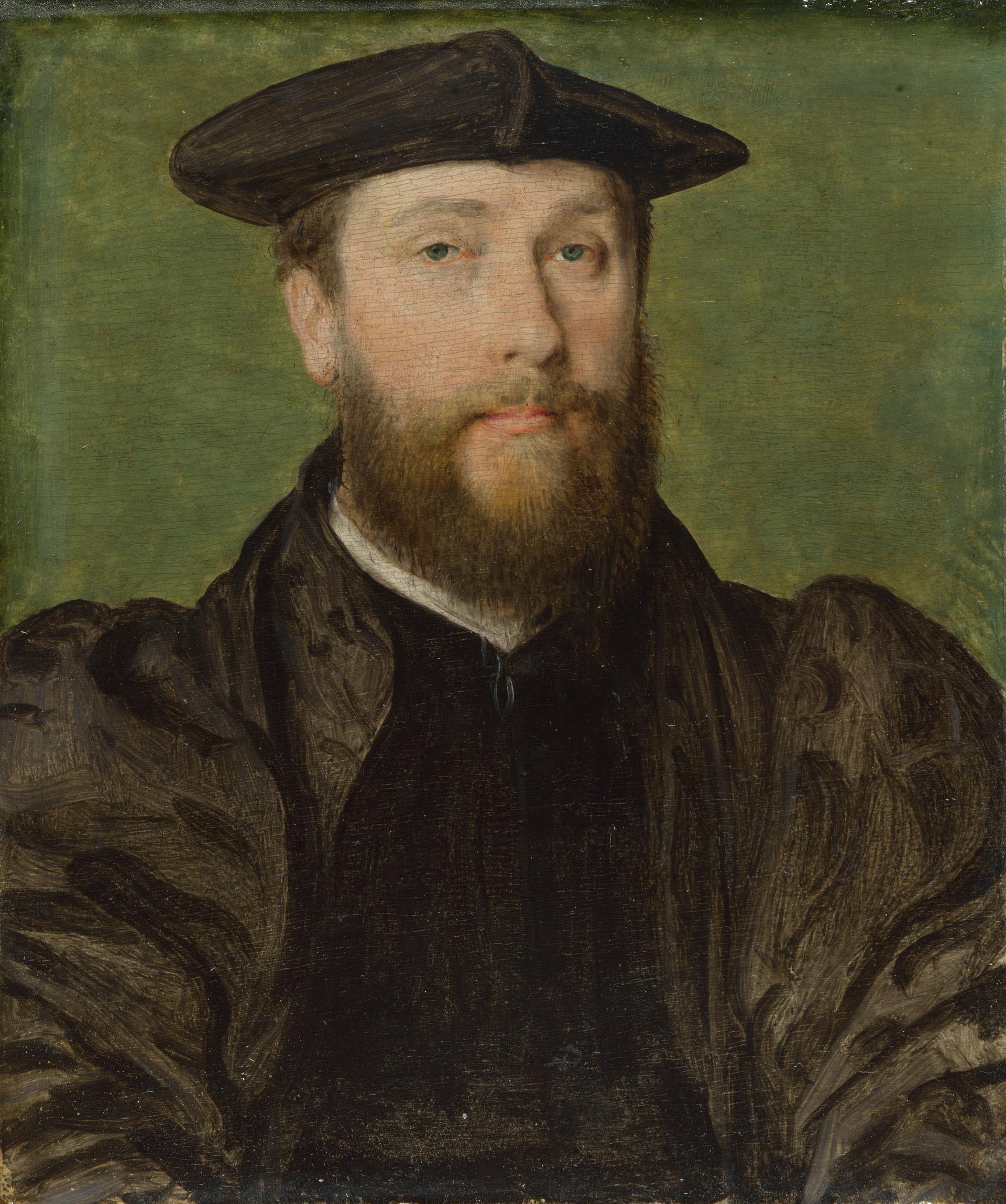 Portrait of a Man in a Black Biretta