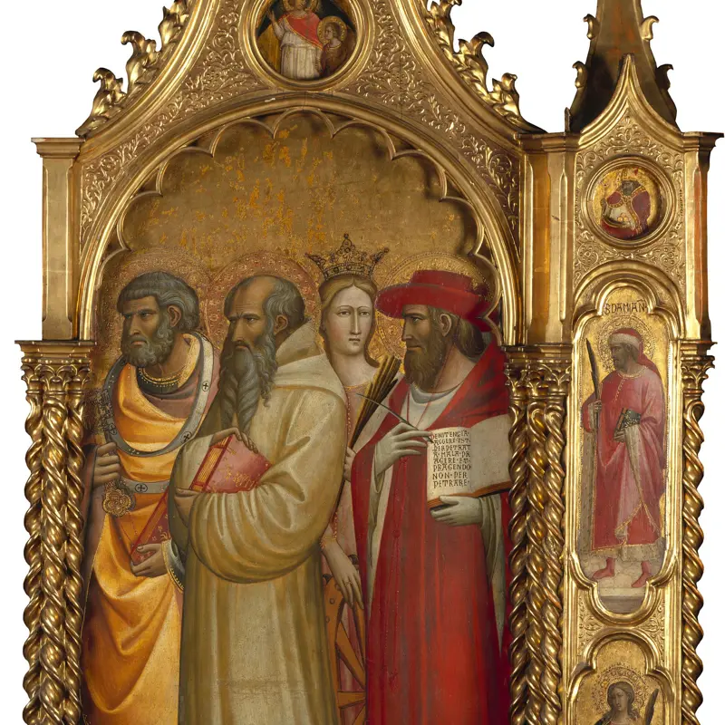 Saints Peter, Romuald, Catherine and Jerome