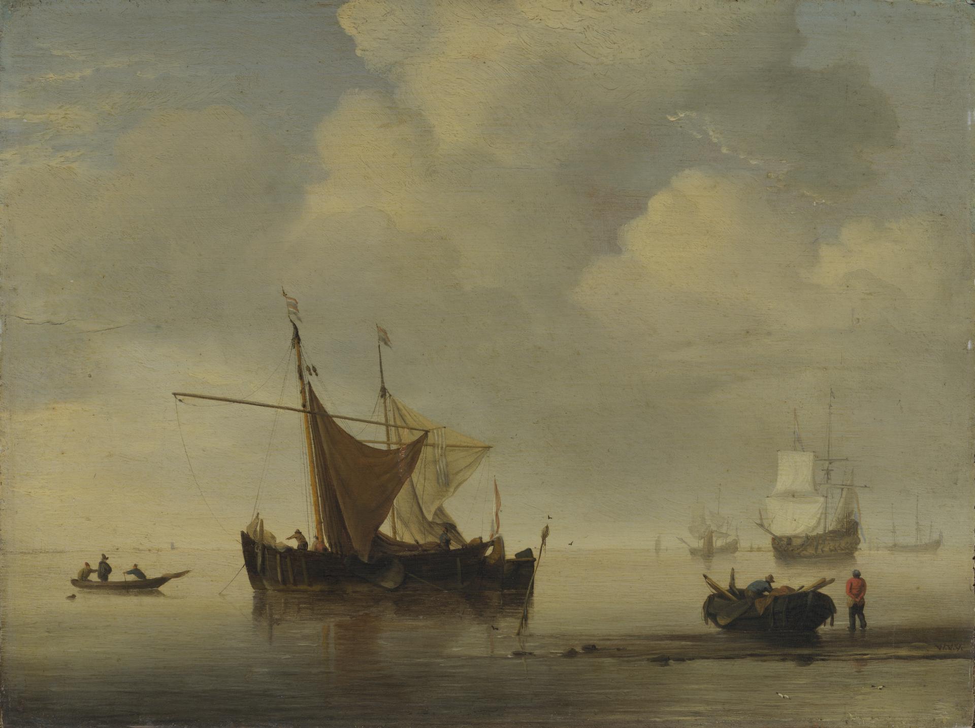 Calm: Two Dutch Vessels