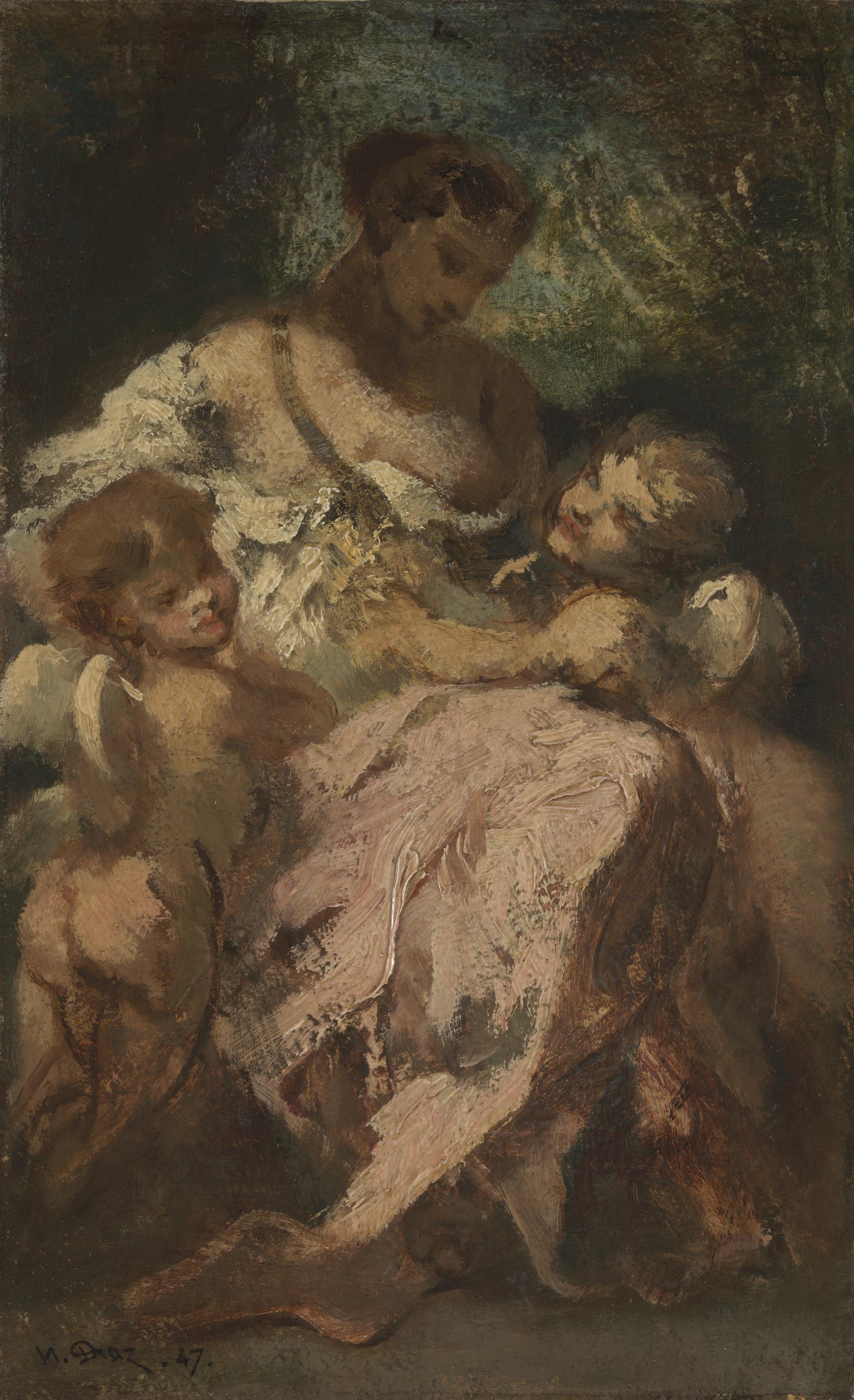 Venus and Two Cupids