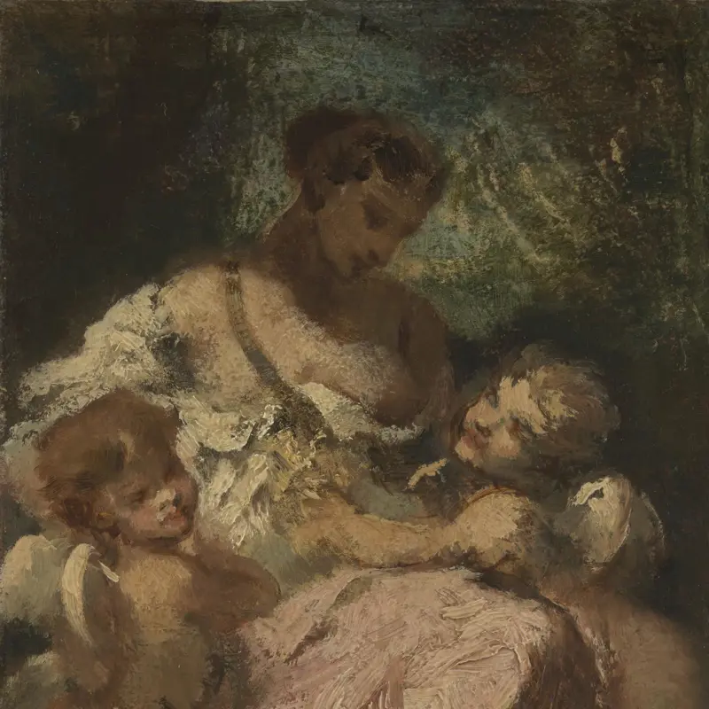 Venus and Two Cupids