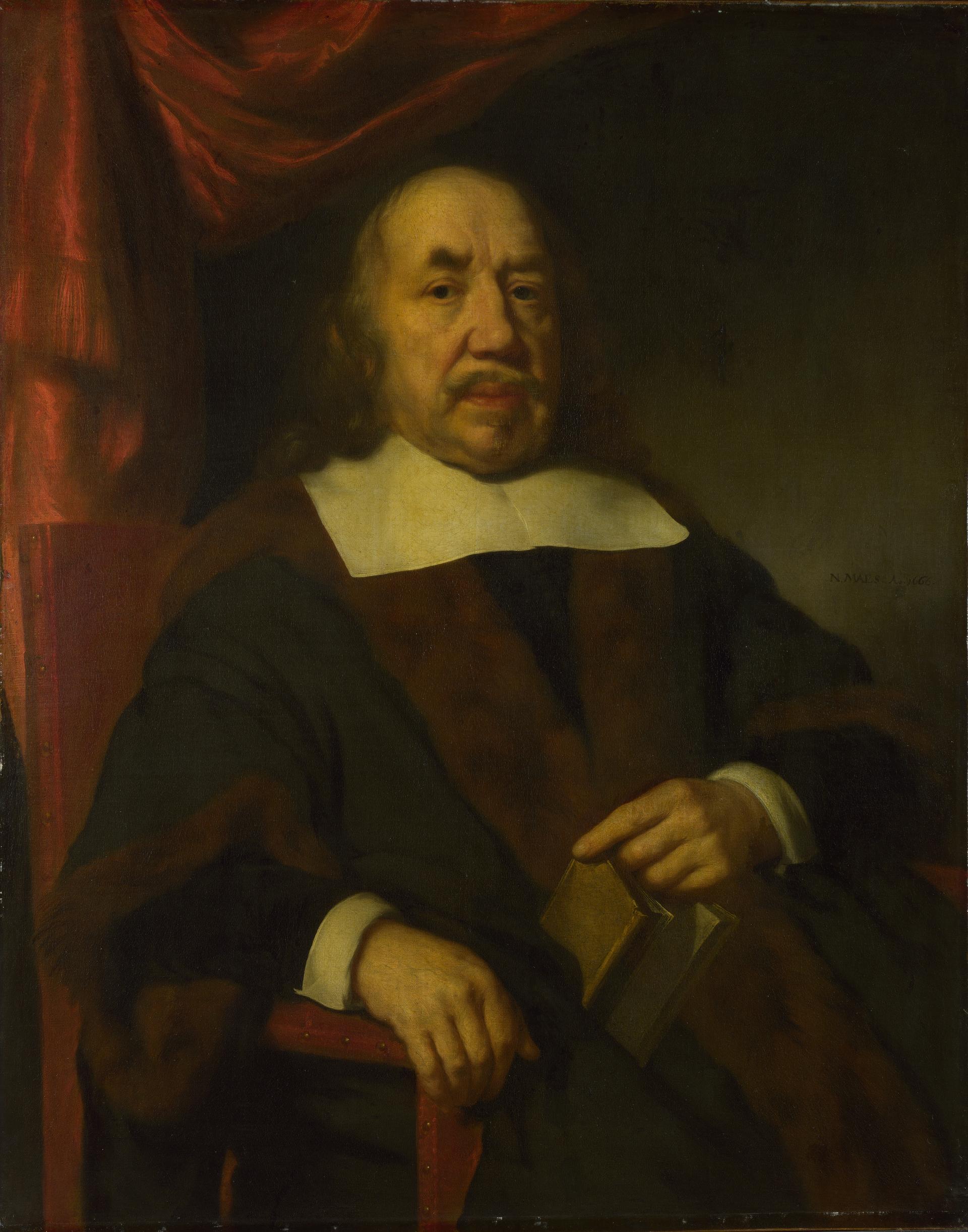 Portrait of an Elderly Man in a Black Robe