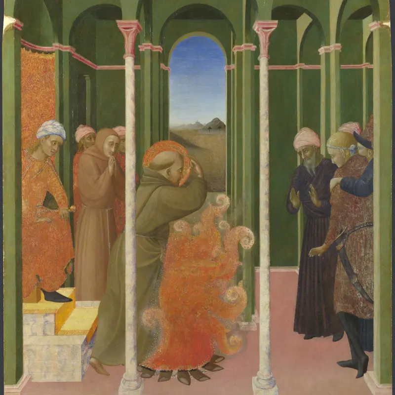 Saint Francis before the Sultan