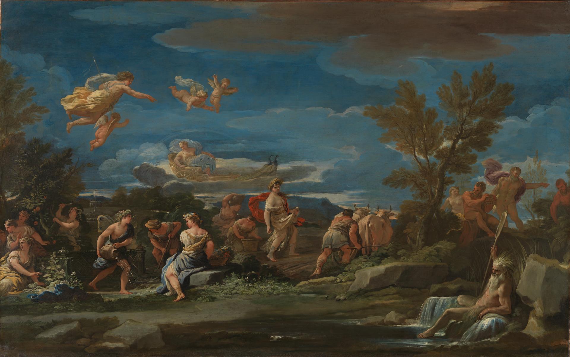 Mythological Scene of Agriculture