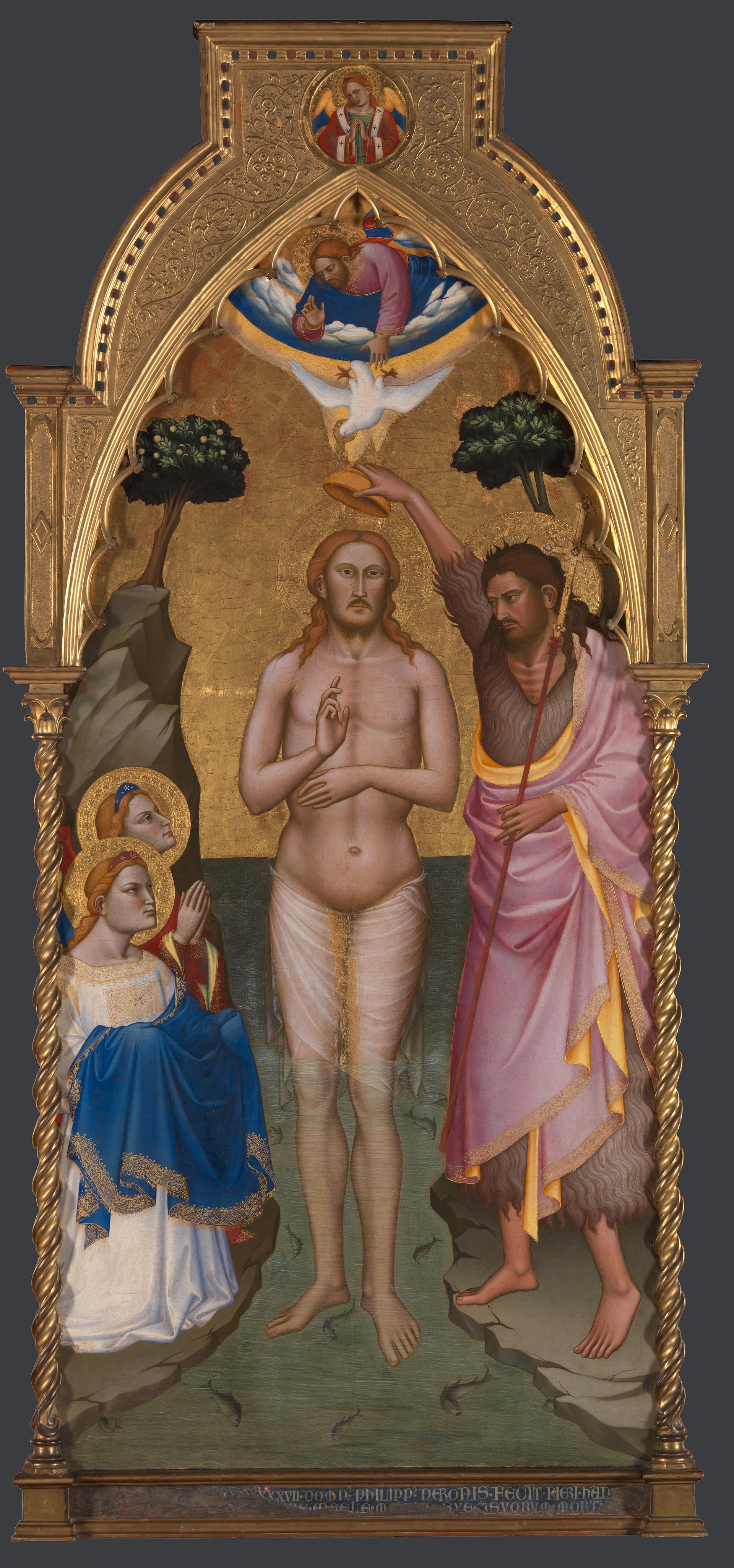 The Baptism of Christ: Main Tier Central Panel