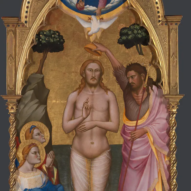 The Baptism of Christ: Main Tier Central Panel