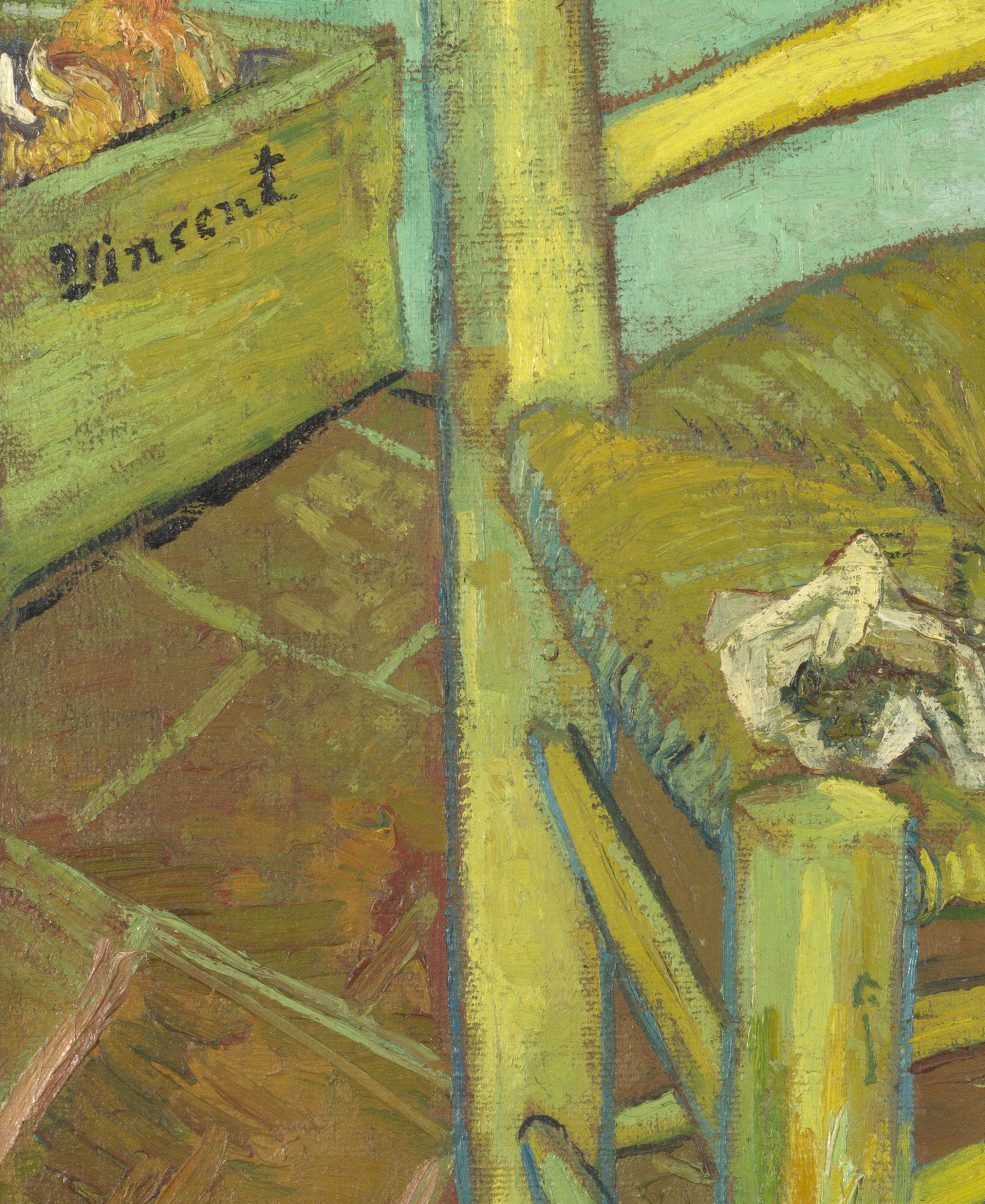 Detail of Vincent van Gogh, 'Van Gogh's Chair', 1888