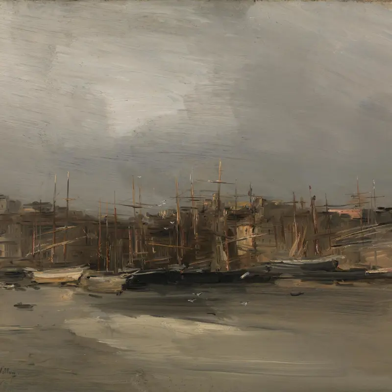 View of the Harbour at Marseilles