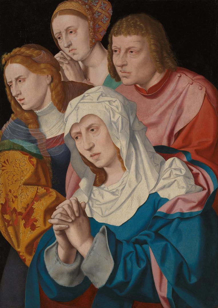 The Virgin, Saints and a Holy Woman by Bartholomeus Bruyn the Elder