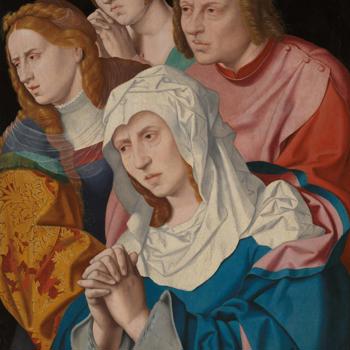 The Virgin, Saints and a Holy Woman