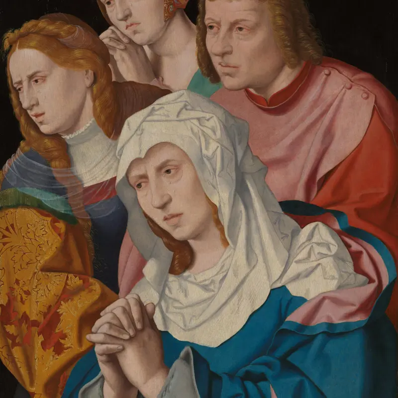 The Virgin, Saints and a Holy Woman
