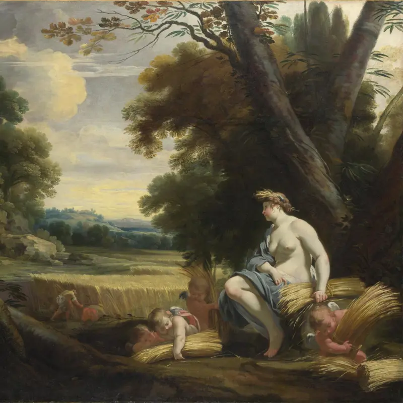 Ceres and Harvesting Cupids