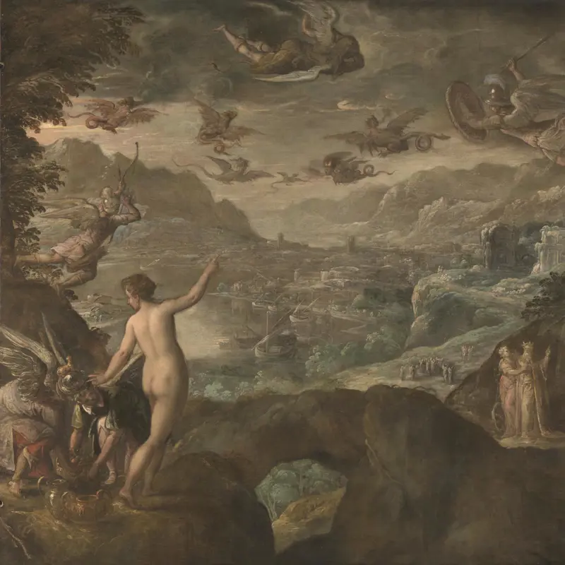 Landscape with the Expulsion of the Harpies