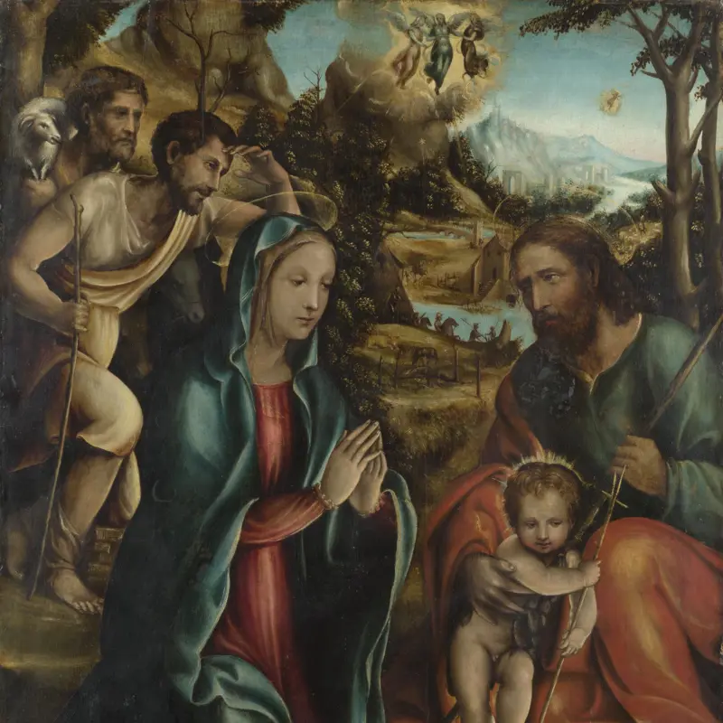 The Nativity with the Infant Baptist and Shepherds