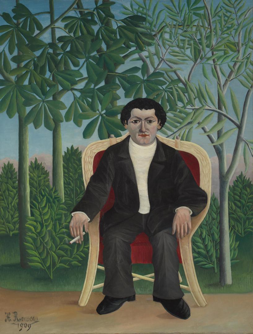 Portrait of Joseph Brummer by Henri Rousseau