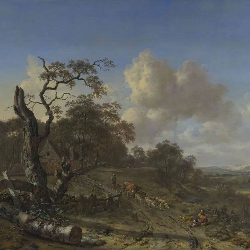 A Landscape with a Dead Tree