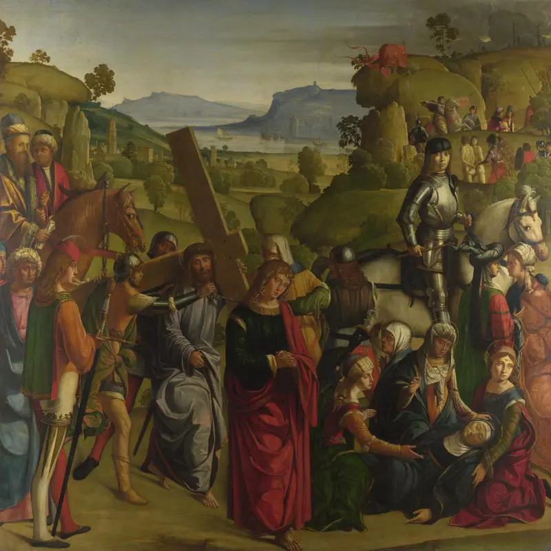 Christ carrying the Cross and the Virgin Mary Swooning